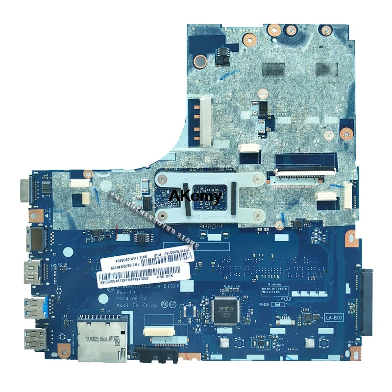 ZIWB0/B1/E0 LA-B101P для lenovo B50-30 N50-30 материнская плата N2830/N2840 Процессор LA-B101P Rev: 1A материнская плата Тесты