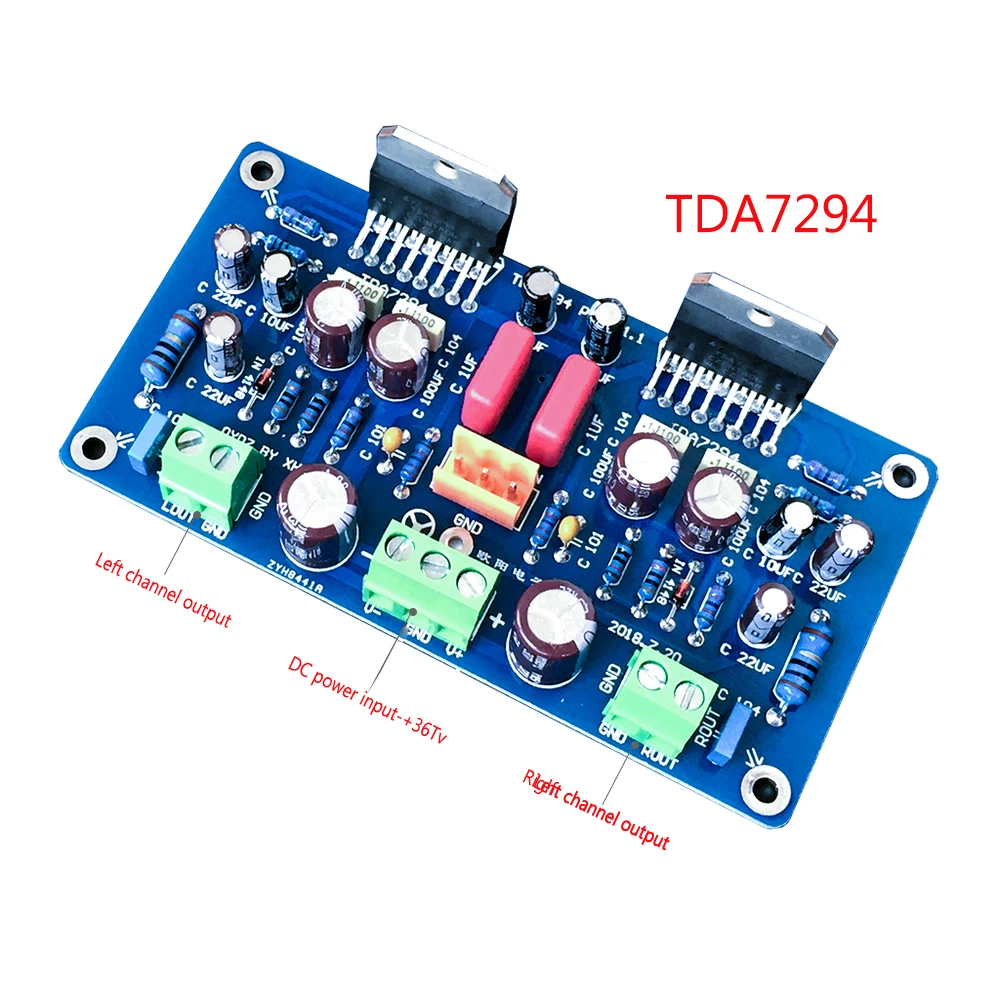 TDA7294 ОМТН усилитель платы высокой мощности находящимися под высоким напряжением