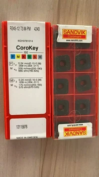 

10PCS CARBIDE INSERT R245-12T3M PM 4240