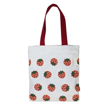 

Cute Little Fresh Backpack Women's Small Strawberry Rucksack Girl High-quality Casual Back Pack With Strawberry Pattern