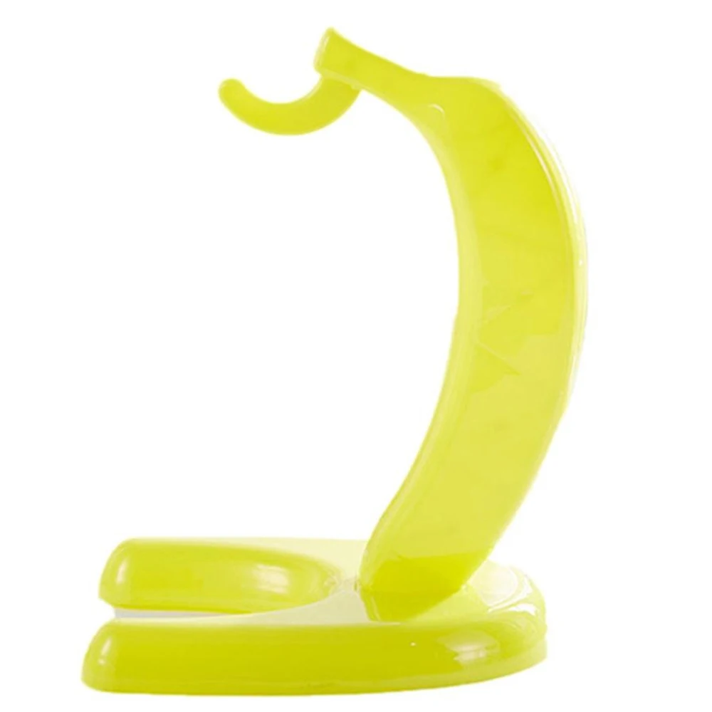 Фрукты свежие держать крюк для хранения держатель украшения желтый в форме банана Фрукты Дисплей Стенд настольный банан виноград подвесной стеллаж - Color: Yellow