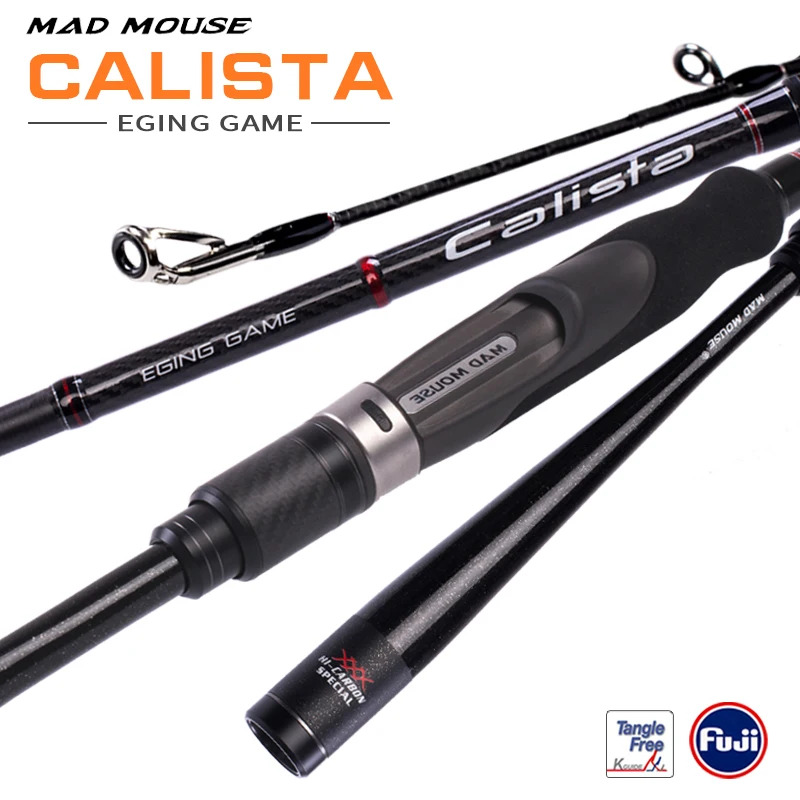 MADMOUSE Calista Japan Full Fuji K guide Egi Rod приманка в виде кальмара Rod Спиннинг 83 мл/86 м Pe 0,4 1,2 Размер кальмара #1,8 4 shore egi|Удочки|   | АлиЭкспресс