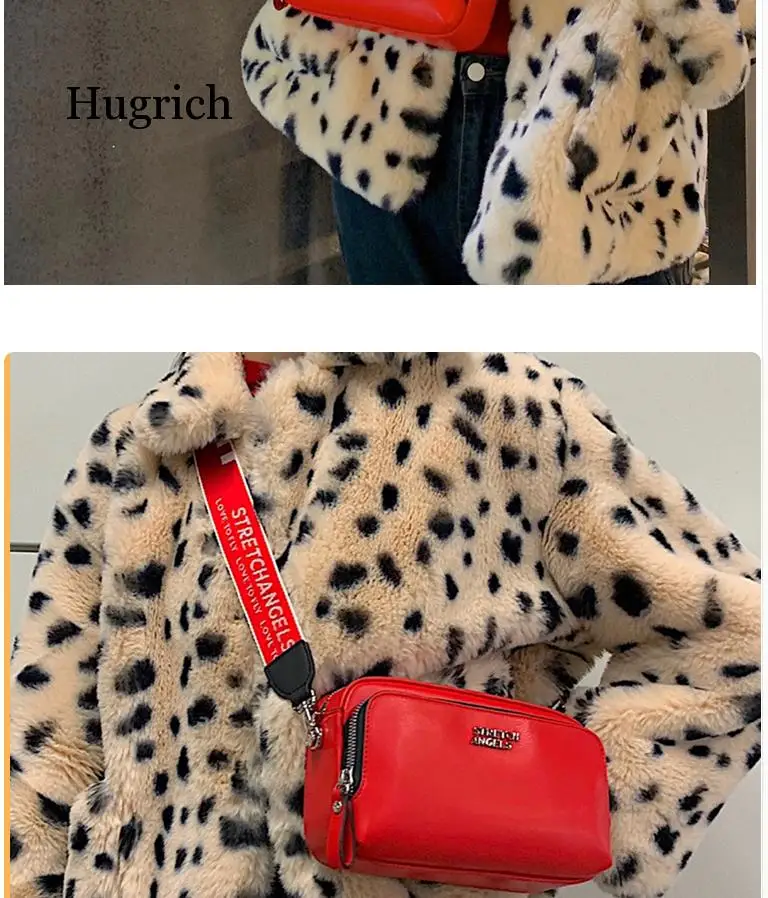 Plush Jacket Women Winter Short 2021 New Korean Version of Loose Lamb Wool Faux Fur Leopard Print Fur Coat Women Winter