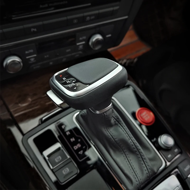 Palancas De Cambio Shift Paddles Para Audi A6 S6 RS6 A7 S7 RS7 (C7) – Aluminio Negro Cepillado, Estilo Racing