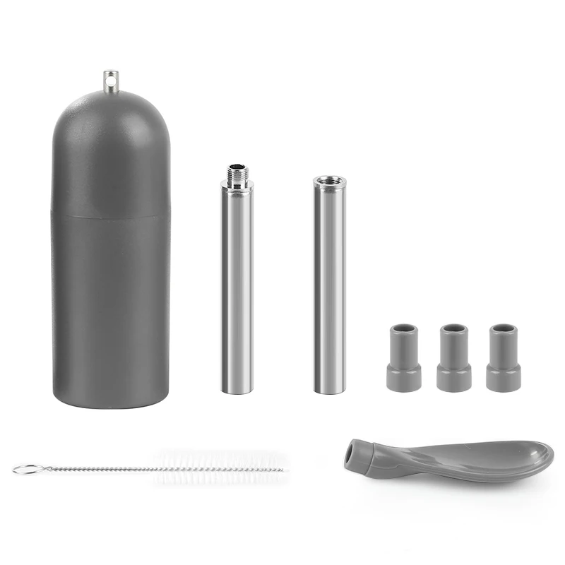 Gray Durable Straw 1 шт. ржавчины соломы Портативный Телескопическая из нержавеющей стали питьевой соломы многоразовая нержавеющая сталь путешествия Соломы Бар аксессуары - Цвет: Gray Durable Straw