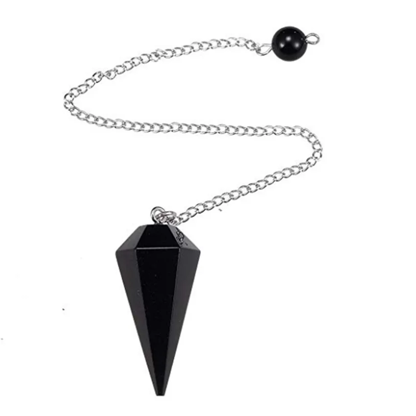 FYJS Уникальная цепь с серебряным покрытием маятниковая шестиугольная пирамида
