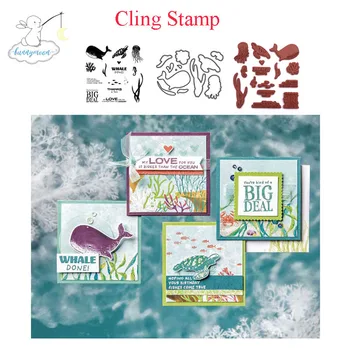 

CH WHALE DONE Metal Cutting Dies and stamps DIY Scrapbooking Card Stencil Paper Craft Handmade Album Handbook Home Decor