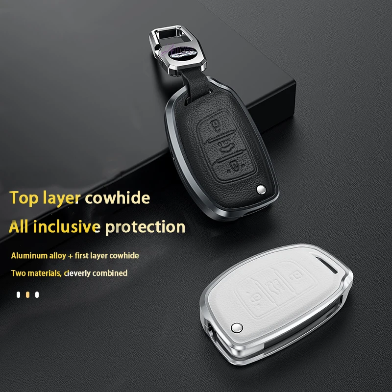 

Key Case Car Cover For Hyundai Tucson Sonata Ix35 Ix25 I20 Creta Santa Fe GLS SPORT Elantra Reina Key Cover Case Fob i30 creta