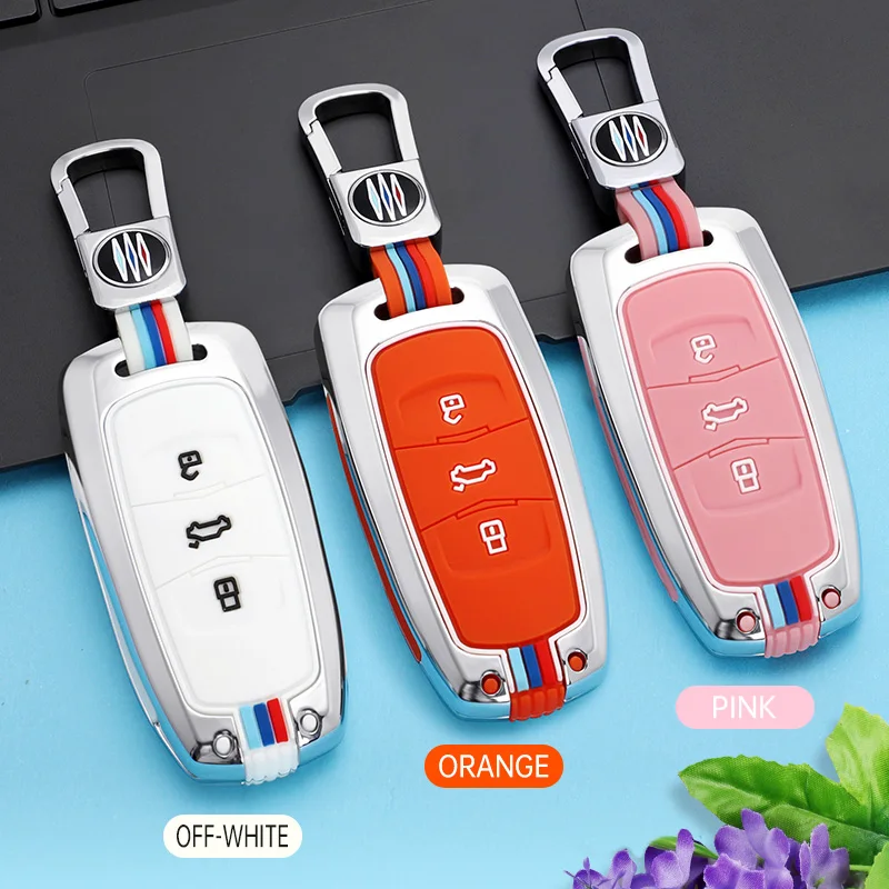 Copertura della cassa chiave a distanza dell'automobile per Geely Atlas Boyue NL3 EX7 Emgrand X7 SUV SUV GT GC9 accessori Shell Fob protetto - He499a91c726042908851e4d545cae862d