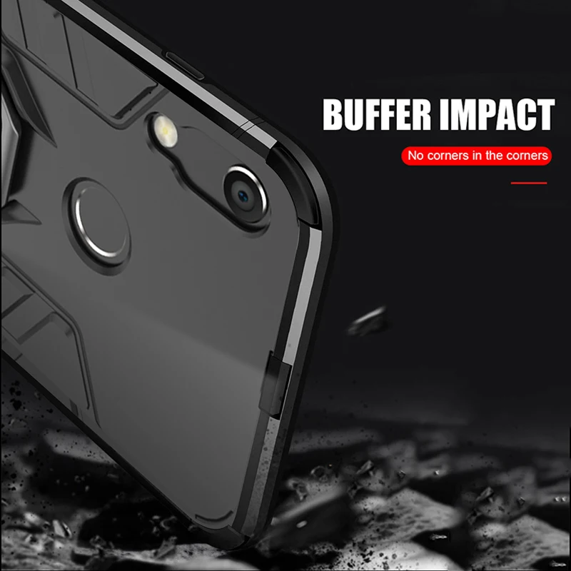Armor Ring Magnetic Car Hold Shockproof Phone Cover