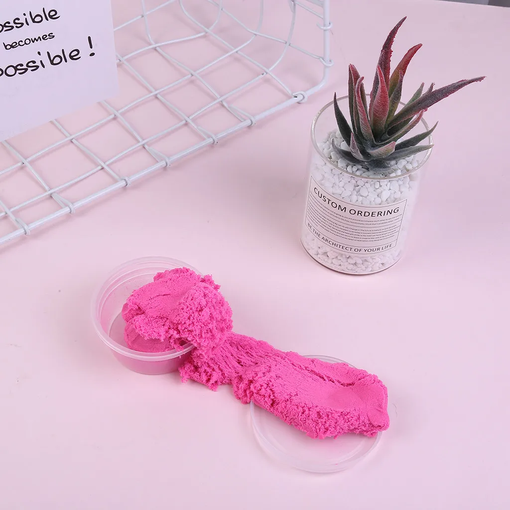 Слизи DIY хлопок конфеты облако слизи мягкий не липкий песок грязи Ароматические игрушки Дети подарок 80 г обучение и образование W1121
