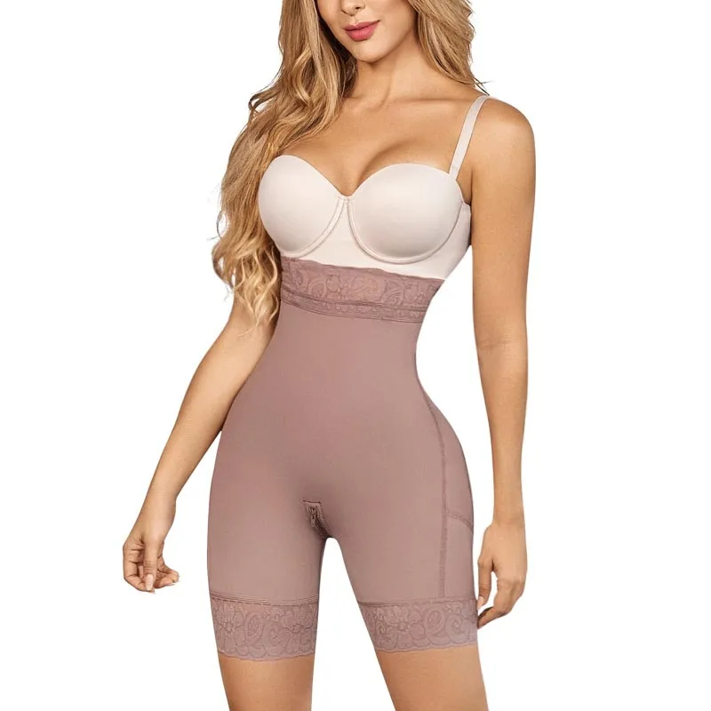Fajas Women's High Waist Compression Shapers Breathable Shorts Waist Trainer Underwear Butt Lifter Postpartum Bodysuit