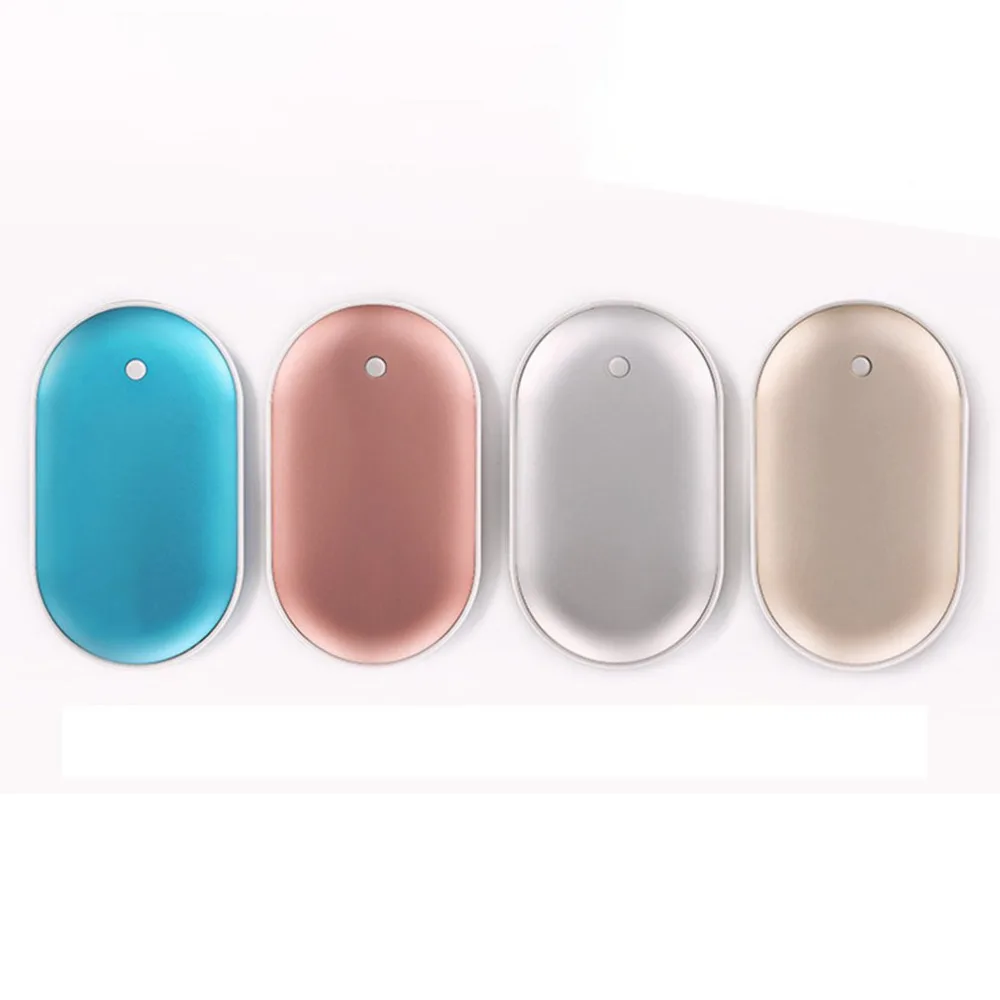 2 In 1 Cute USB Rechargeable Hand Warmer And 4000ma Power Bank 5V Mini Portable Travel Handy Long-Life Pocket Hand Warmer