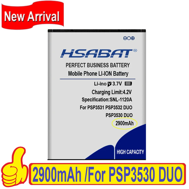 Топ бренд 100% Новинка 2900 мАч PSP 3530 Аккумулятор для Prestigio Muze D3 E3 F3 DUO 3531 3532 A7 7530