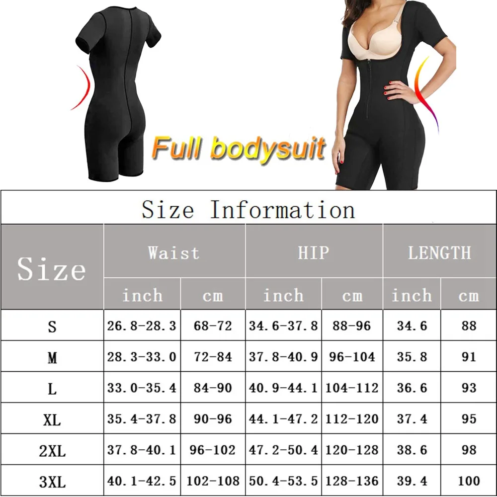 Palicy Wanita Neoprene Sauna Suit Full Body Shaper Baju Pelangsing Pembentuk Perut Pemangkas Pembakaran Lemak Olahraga Korset Keringat Slim Bodysuit Aliexpress