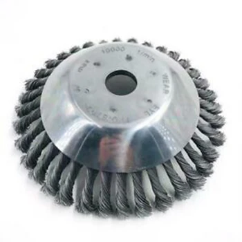 

1*Weed Brush Steel Wire Grout For Brush Cutter Replace Weeding Brush 20*20*5.7cm