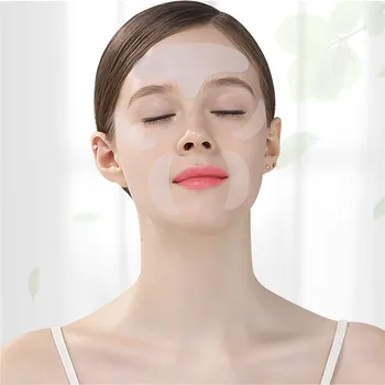 

5pcs Anti Aging Silicone Stickers Reusable Silicone Anti-Wrinkle Sheet Transparent Neck Forehead Patch Wrinkle Eye Lip Removal