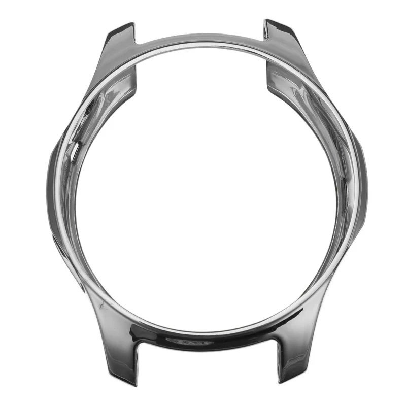 Silver 20mm Защитный чехол для часов для мужчин, 42 мм, 46 мм, чехол с ремешком, покрытие из мягкого ТПУ, универсальная защитная рамка, аксессуары - Цвет: Silver 20mm
