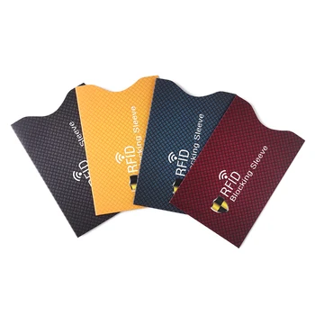 

New 5PCS Anti Theft RFID Credit Card Protector Blocking Cardholder Sleeve Skin Case Cover Protection Bank Card Case Rfid Reader
