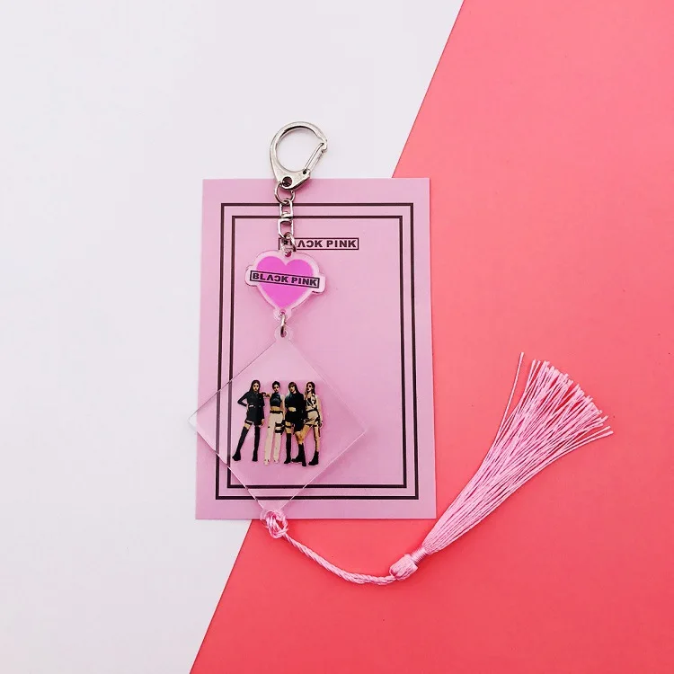 Kpop коллекция бахрома брелок Подвески, брелоки подарок GOT7 дважды EXO BLACKPINK NCT