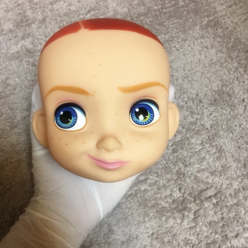 1 шт. Милая смелая Принцесса Мерида бу девочка детская салонная кукла голова DIY Макияж игрушки bjd куклы - Цвет: 1