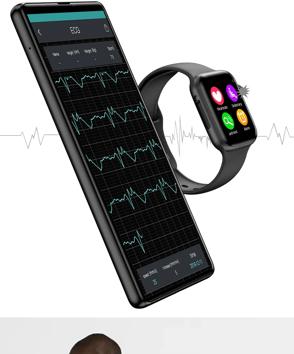 AIQIU W34 Bluetooth Вызов Смарт-часы ECG монитор сердечного ритма iwo 8 lite Smartwatch Браслет для Android iPhone xiaomi PK iwo 10