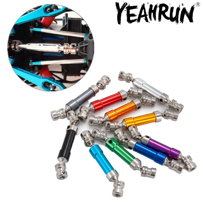 

YEAHRUN 2PCS 80mm Steel Center Universal Drive Shaft for WLtoys 12428 12423 1/12 RC Car Crawler Short Course Truck