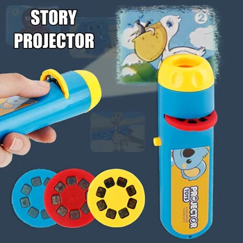 

Baby Early Education Projector Machine Toy Glowing Cartoon Flashlight Learning Machine BM88