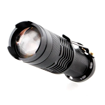 

Flash light 14500 Battery Flashlight zoom waterproof 1200LM LED Bulb T6 XPE AA lighting powerful torch camping hiking Flashlight