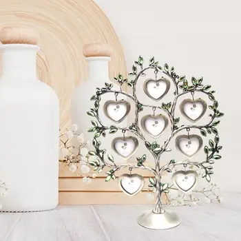 

Heart Shaped Happiness Tree Picture Frame Home Decoration Metal Art Craft Creative Gift Customized Photo Accepted 1.15