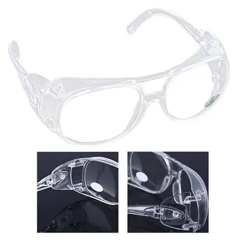 

3PCS Anti-impact Protective Safety Goggles Transparent PC Lens Eye Protector Anti-scratch Splash Goggles for Factory Mine Use