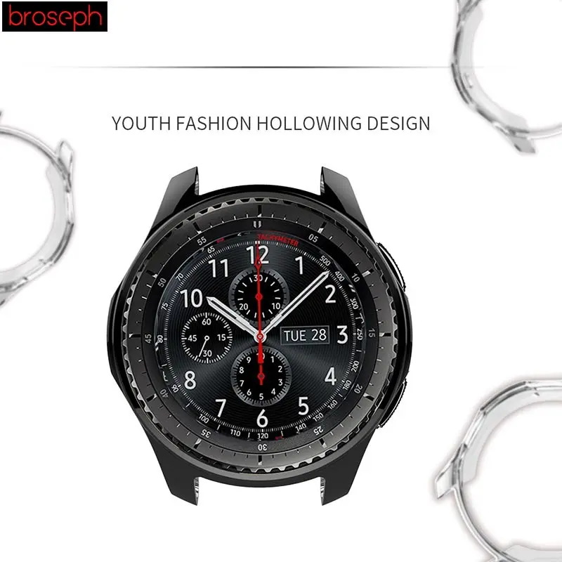 ТПУ защитный чехол для samsung gear S3 Ультратонкий чехол для samsung Galaxy Watch S3/S4 46 мм аксессуары для умных часов