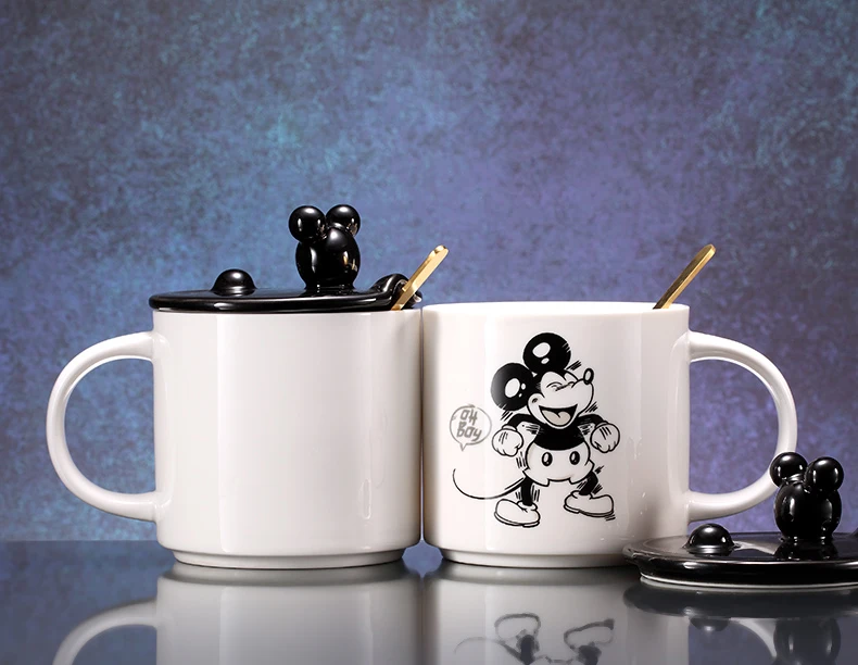 Disney 400 мл кофейная чашка Микки и Минни Кружка Керамическая кофейная чашка кружка Grinch чашки и кружки бутылка для воды Grinch Рождество