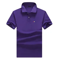 Polos à manches courtes pour Homme, S-5XL 100% coton, de haute qualité, décontracté, marque, broderie, mode, revers, été 5