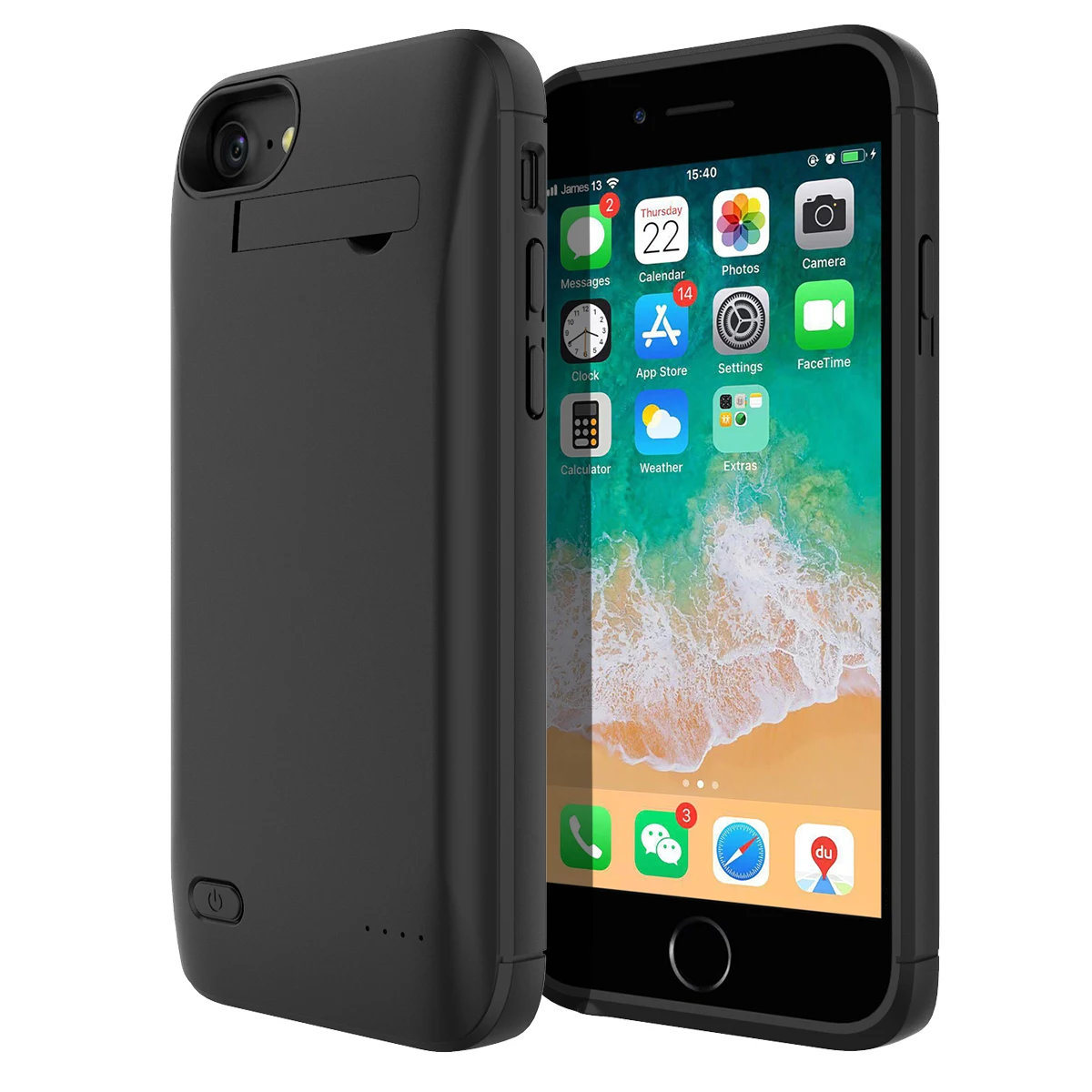 Для iPhone 7 8 X XS Max XR чехол для зарядного устройства 4000 мАч внешний резервный
