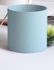 Ceramic Flower Pot Round Colorful Creative European-style Green Plant Pot