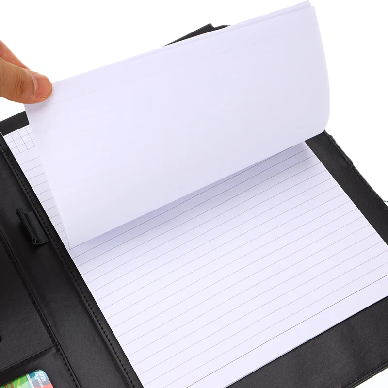 Новый A4 файл Органайзер Портфолио папка для документов сумки многофункциональный держатель для карт файлы ручка Клип Калькулятор Памятка