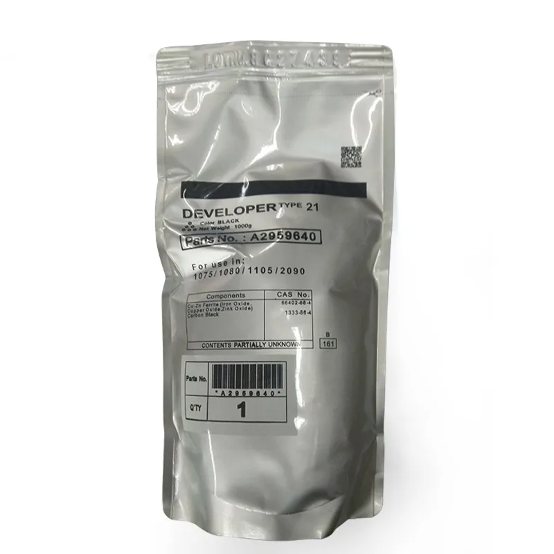 

TYPE 21 1KG Black Developer Compatible for Ricoh Aficio AF 1085 1105 2090 2105 850 2085 5685 5705 LD0105 LD090 A295-9640 Powder