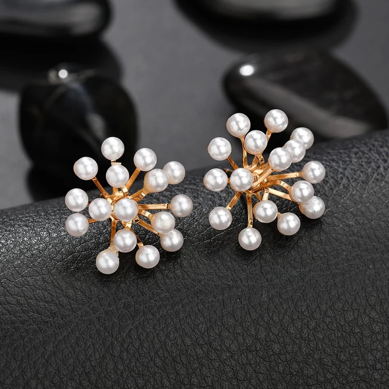 Yobest серьги из натурального жемчуга модные ювелирные изделия золотого цвета