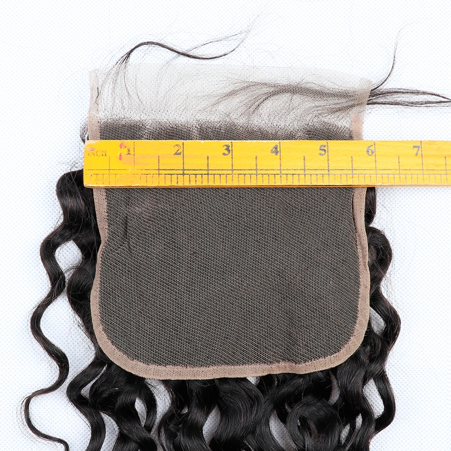 Gabrielle 6x6 закрытие шнурка бразильская холодная завивка закрытие швейцарского кружева 6 на 6 человеческих волос Закрытие свободная часть remy волос