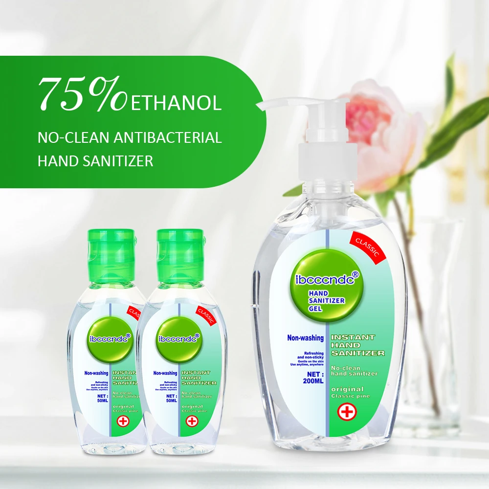 Anti Bacterial Waterless Hand Sanitizer Hand Disinfection Gel No-clean Quick-Dry Disposable Handgel 75% Ethanol 200ml+2pcs 50ml Anti Bacterial Waterless Hand Sanitizer Hand Disinfection Gel No-clean Quick-Dry Disposable Handgel 75% Ethanol 200ml+2pcs 50ml