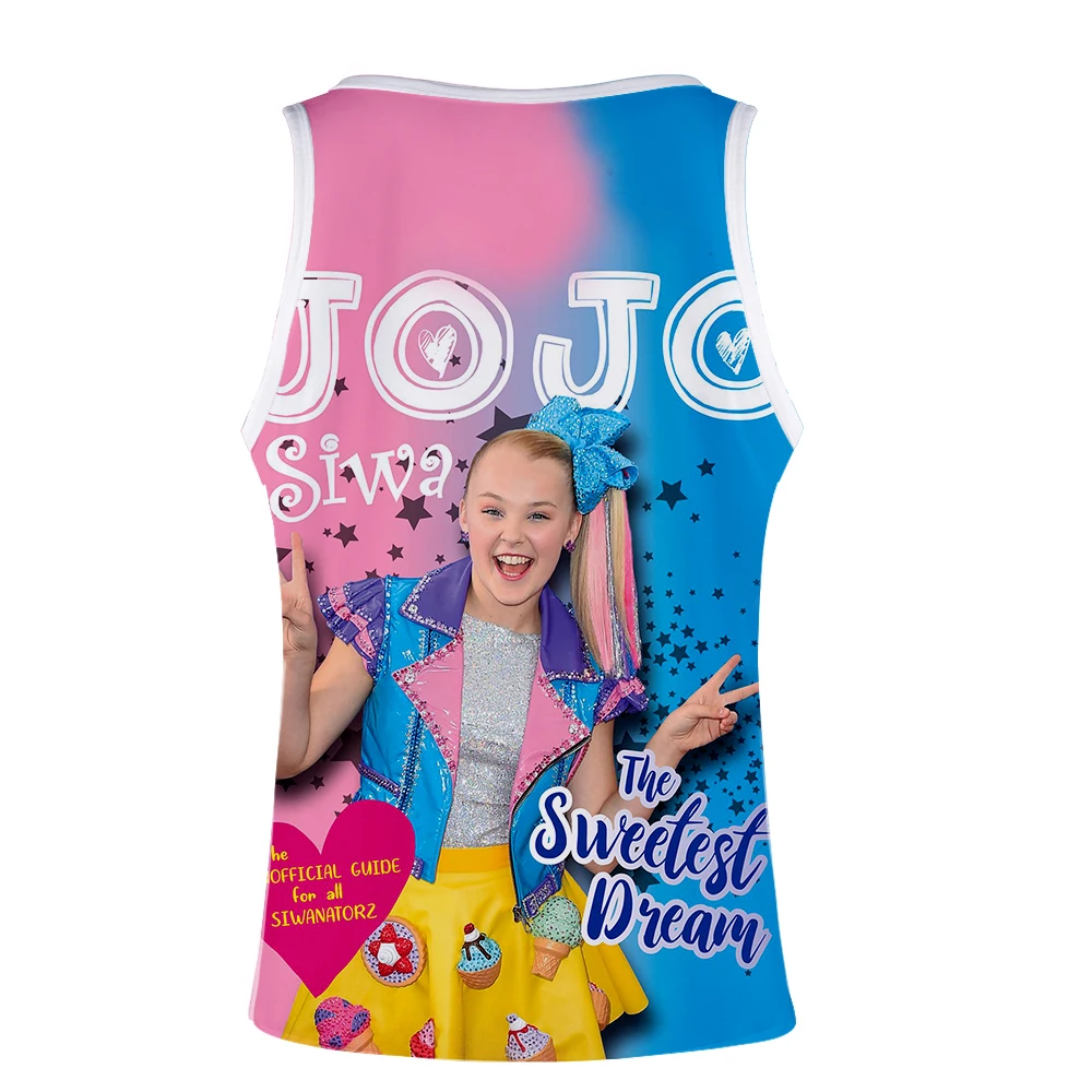 JOJO SIWA harajuku тренажерные залы майка без рукавов майка Мужская одежда для фитнеса или бодибилдинга мужской спортивный жилет мужские майки