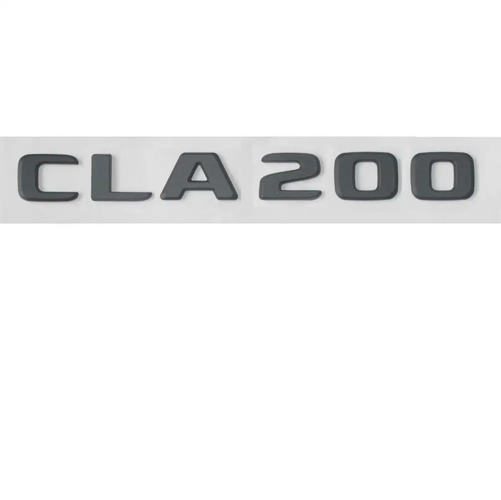 Черный багажник буквы номер CLA 200 эмблемы значки для Mercedes cl200