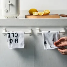 

Towel Rack Plastic Towel Hanger Cabinet Kitchen Bathroom Tower Holder Bathroom Towel Storage Towel Holder