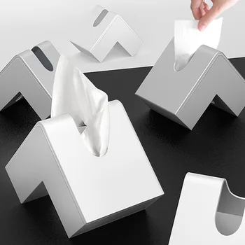 

Nordic Tissue Box Creative Container Design Plastic Home Bathroom Napkin Paper Container Paper Towel Napkin Case Home Decor