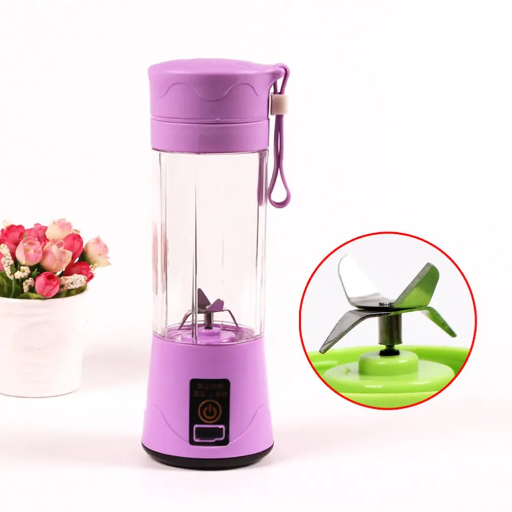 

Electric Juice Mixing Cup Professional 4 Blades Mini Juicer Portable Multi-Function Usb Charging Juice Cup Fruit