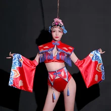 Праздничная одежда на год, Ретро стиль, Roupa Feminina, Женский певец, костюм, сексуальный, Gogo, ведущая Одежда для танцев, косплей, сценическое платье