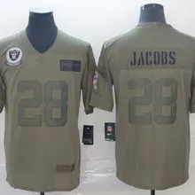 Мужская майка Josh Jacobs Окленд 1 Raiders