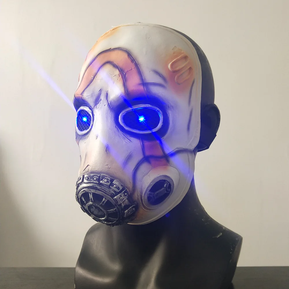 Led Light/borderland 3 маска/игра латексная маска для косплея унисекс полное лицо жуткая маска на Хеллоуин реквизит
