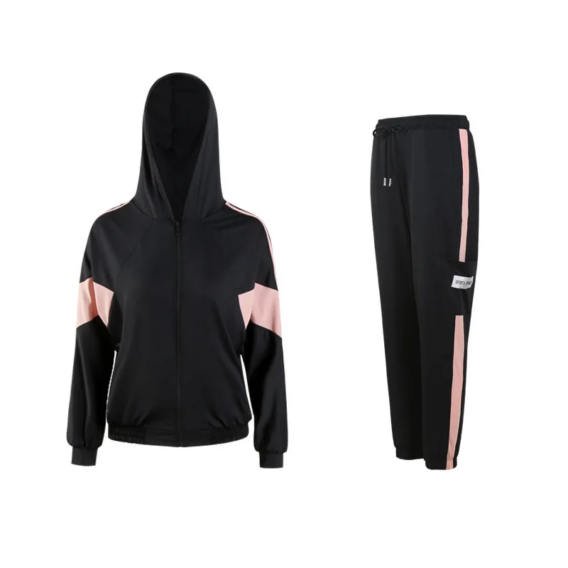 2 piece set A Женская Спортивная одежда для спортзала, 4 шт., набор для йоги, Женская Беговая одежда, спортивный комплект, леггинсы для тренировок, мягкий спортивный бюстгальтер пуш-ап, спортивные костюмы - Цвет: 2 piece set A